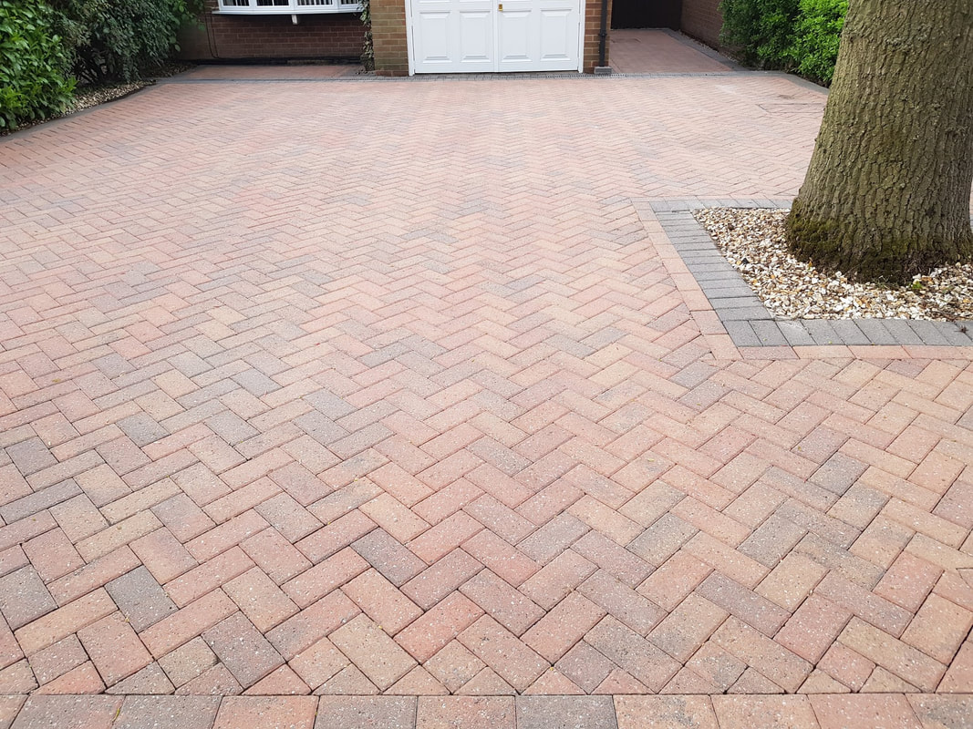 Block Paving after professional cleaning