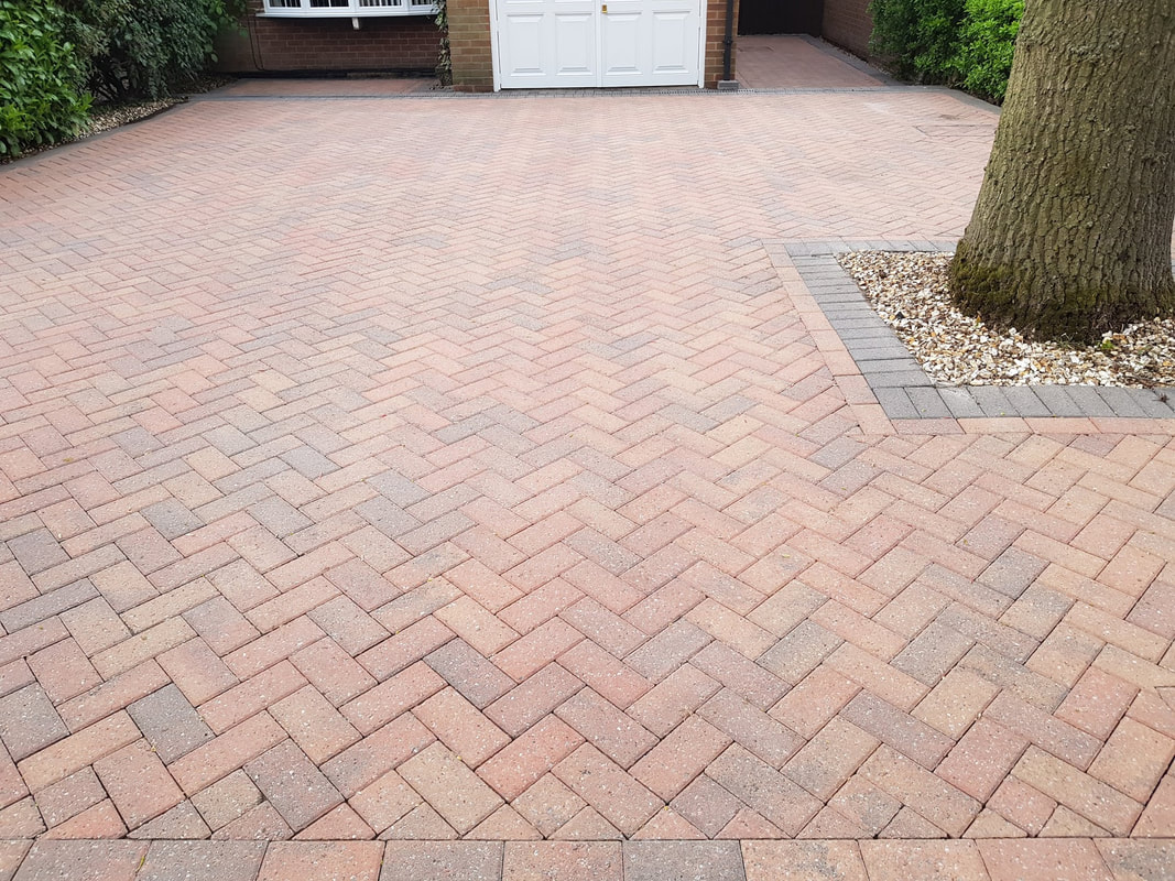 Paving after professional cleaning