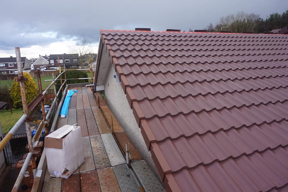 Clean tiled roof