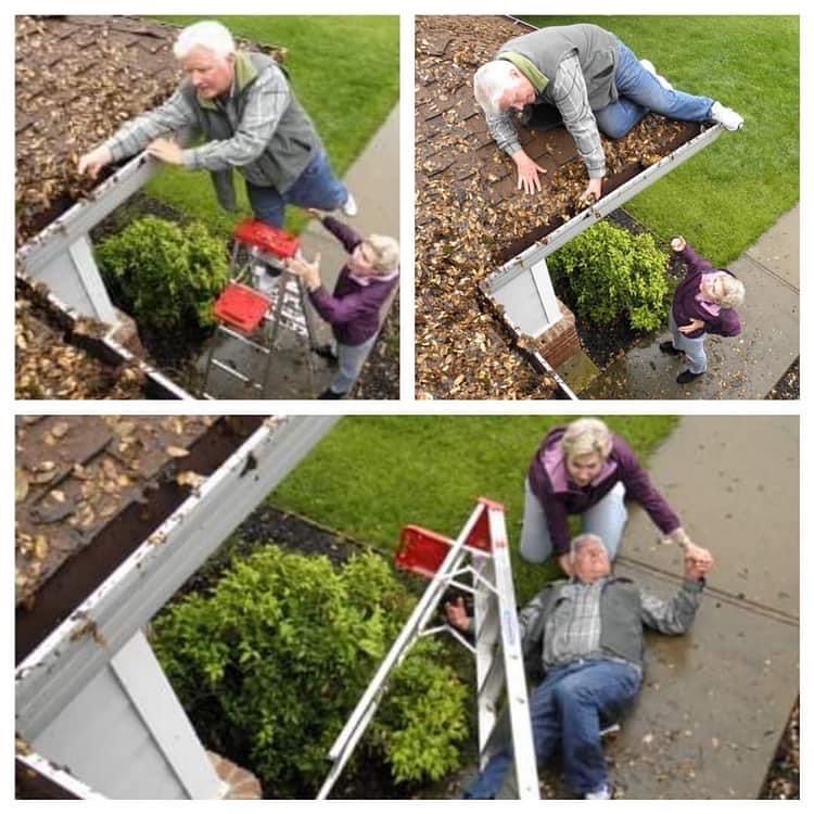 Gutter cleaning
