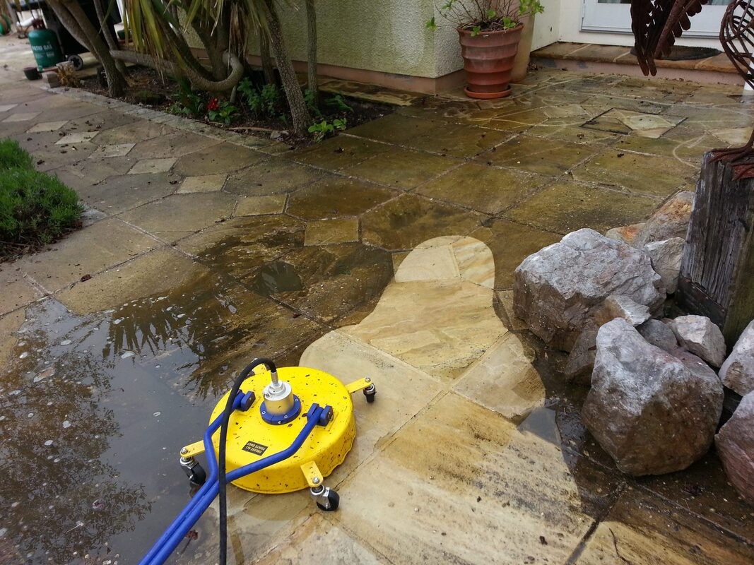 Patio materials cleaned in Nottingham