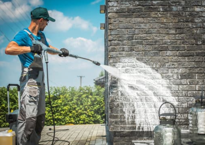 Commercial cleaning process